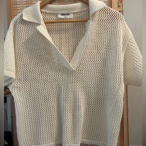 Double Zero boutique mesh sweater